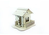 Конструктор 3D деревянный подвижный Lemmo Домик - Д-1