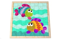 Пазл деревянный Lemmo Рыбки - 00-4